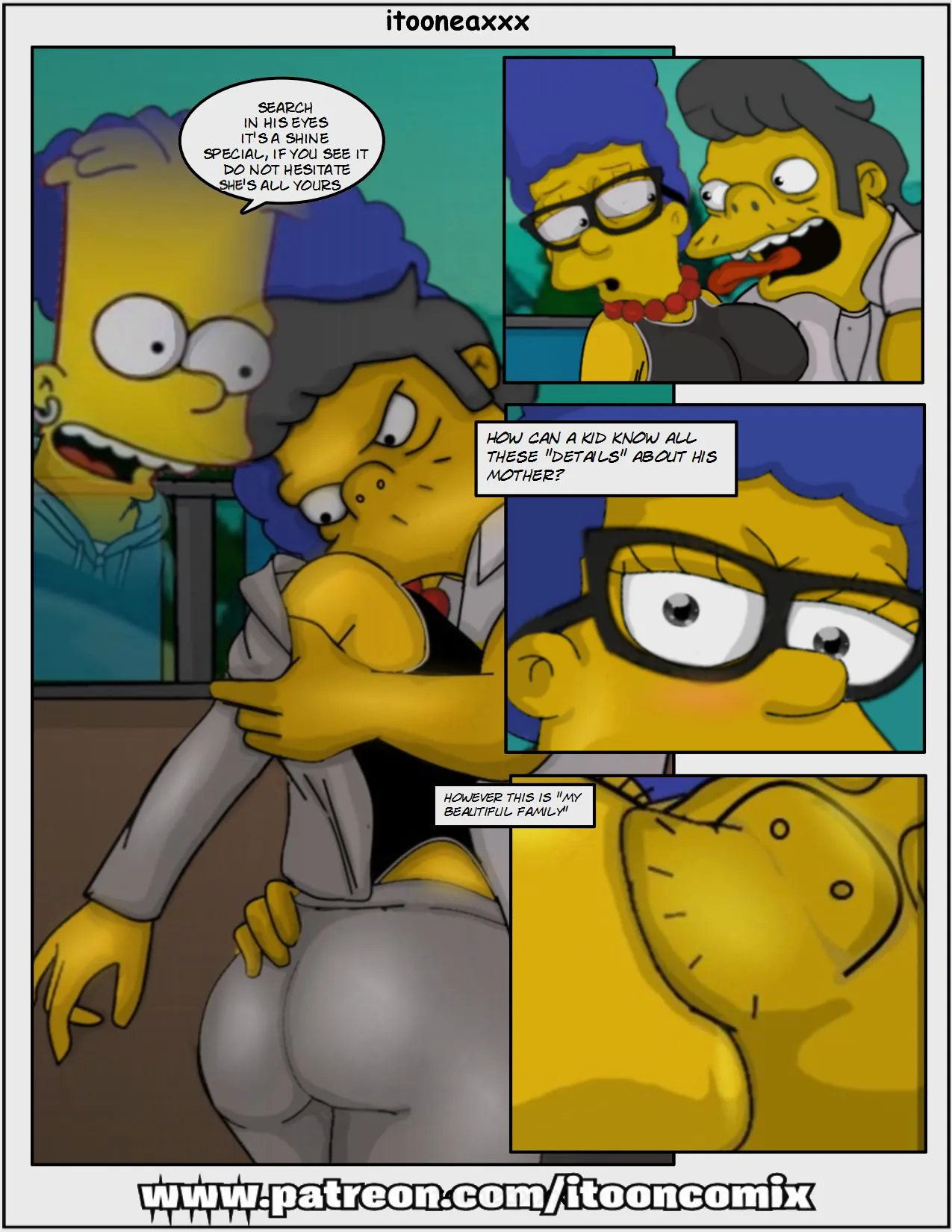 Порно комиксы симпсоны змей фото 19
