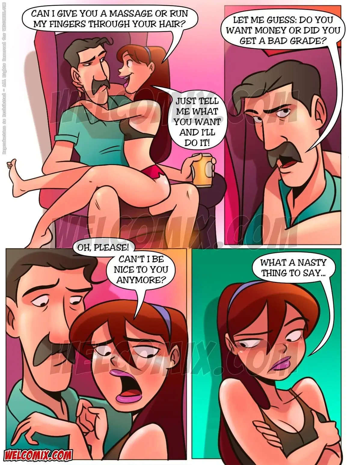 Naughty fam porn comic